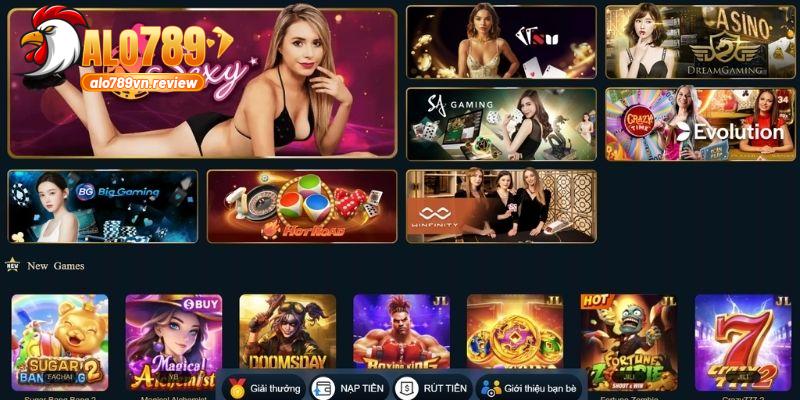 Trang chủ 13 Hệ thống sản phẩm giải trí đỉnh cao tại nhà cái ALO789